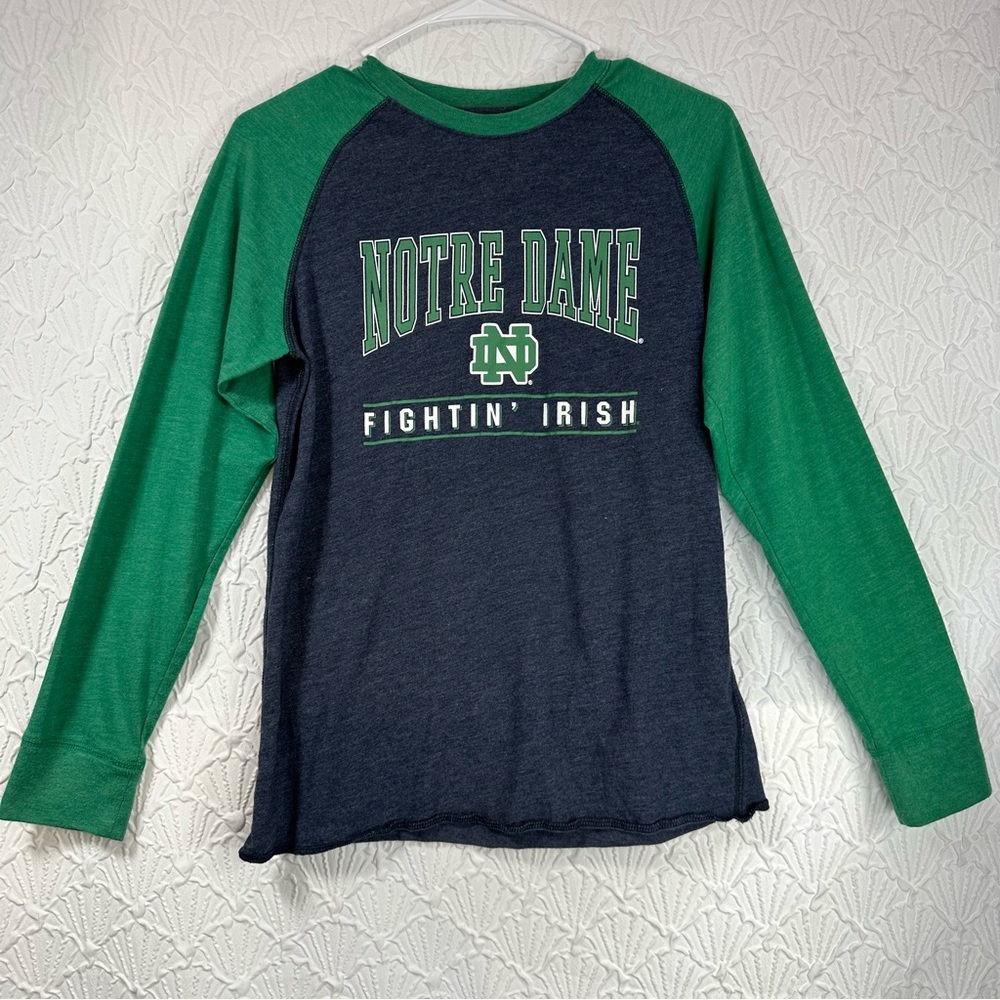 Notre Dame Fightin’ Irish Long Sleeve Football Shirt Boys Size Large